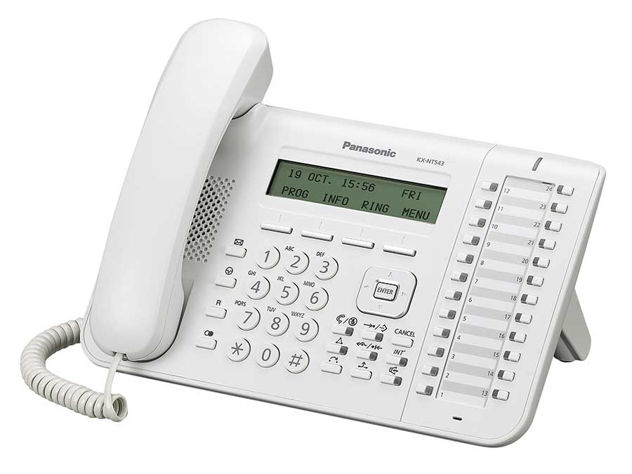 Panasonic KX-UT248NE KX-UT248 SIP-Telefon Schwarz Rechnung 19% MwSt